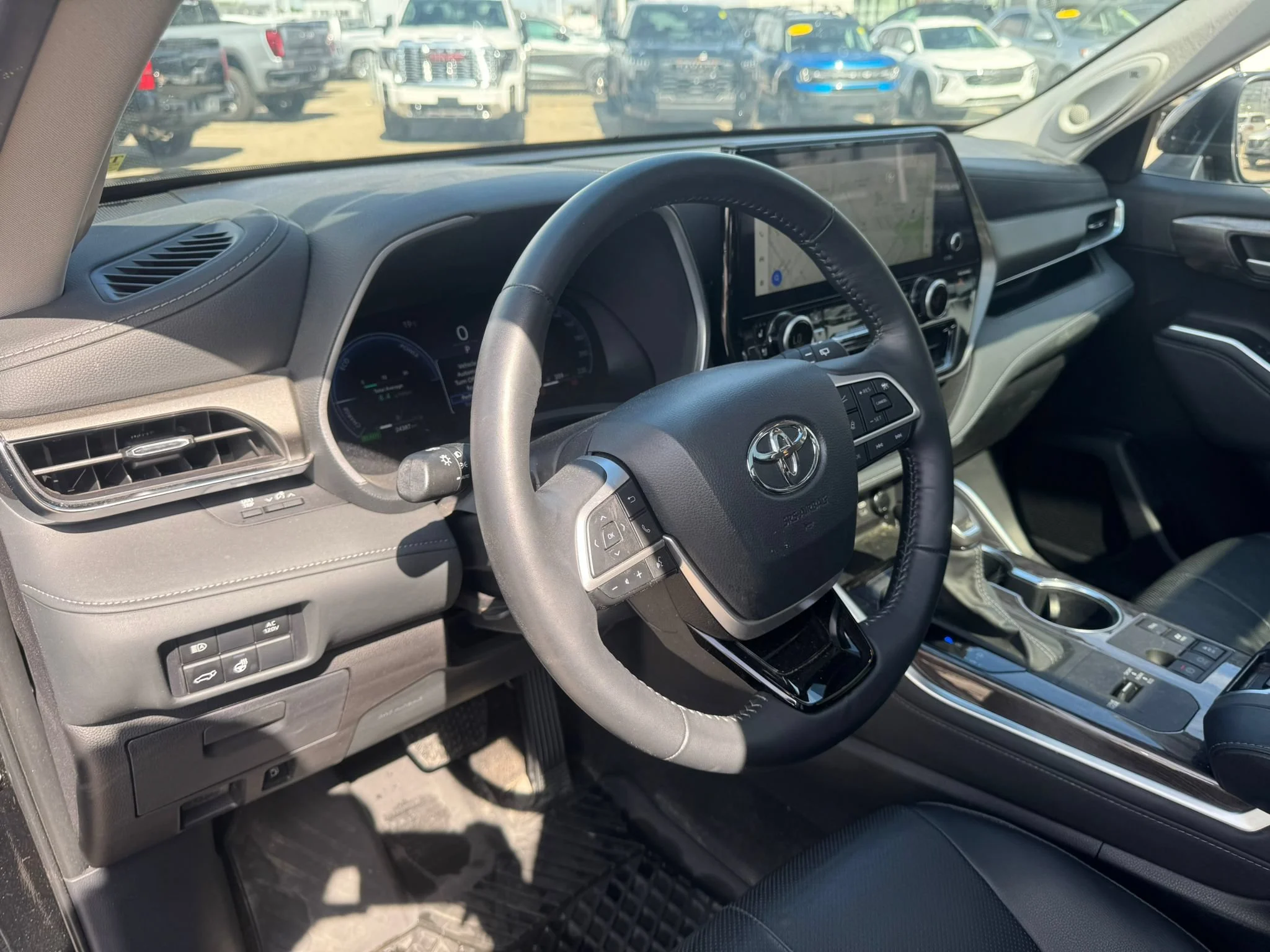 Certified Used 2024 Midnight Black Metallic Toyota Limited AWD*7 Pass | Cooled Leather | Nav | Pano Roof | Htd Wheel | Lane Keep Assist | Adapt Cruise image 6