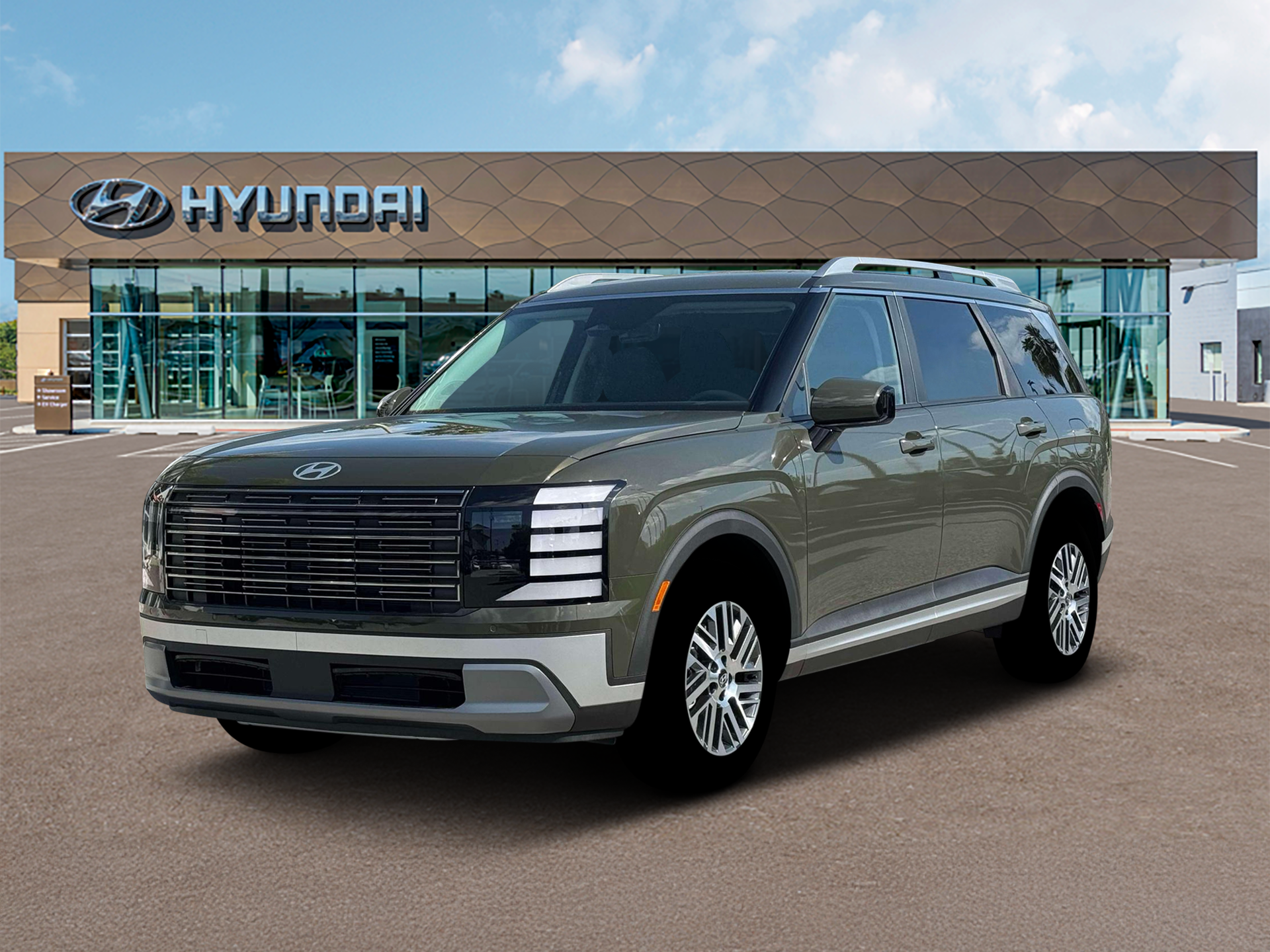 New 2026 Titan Green Hyundai SEL AWD image 1