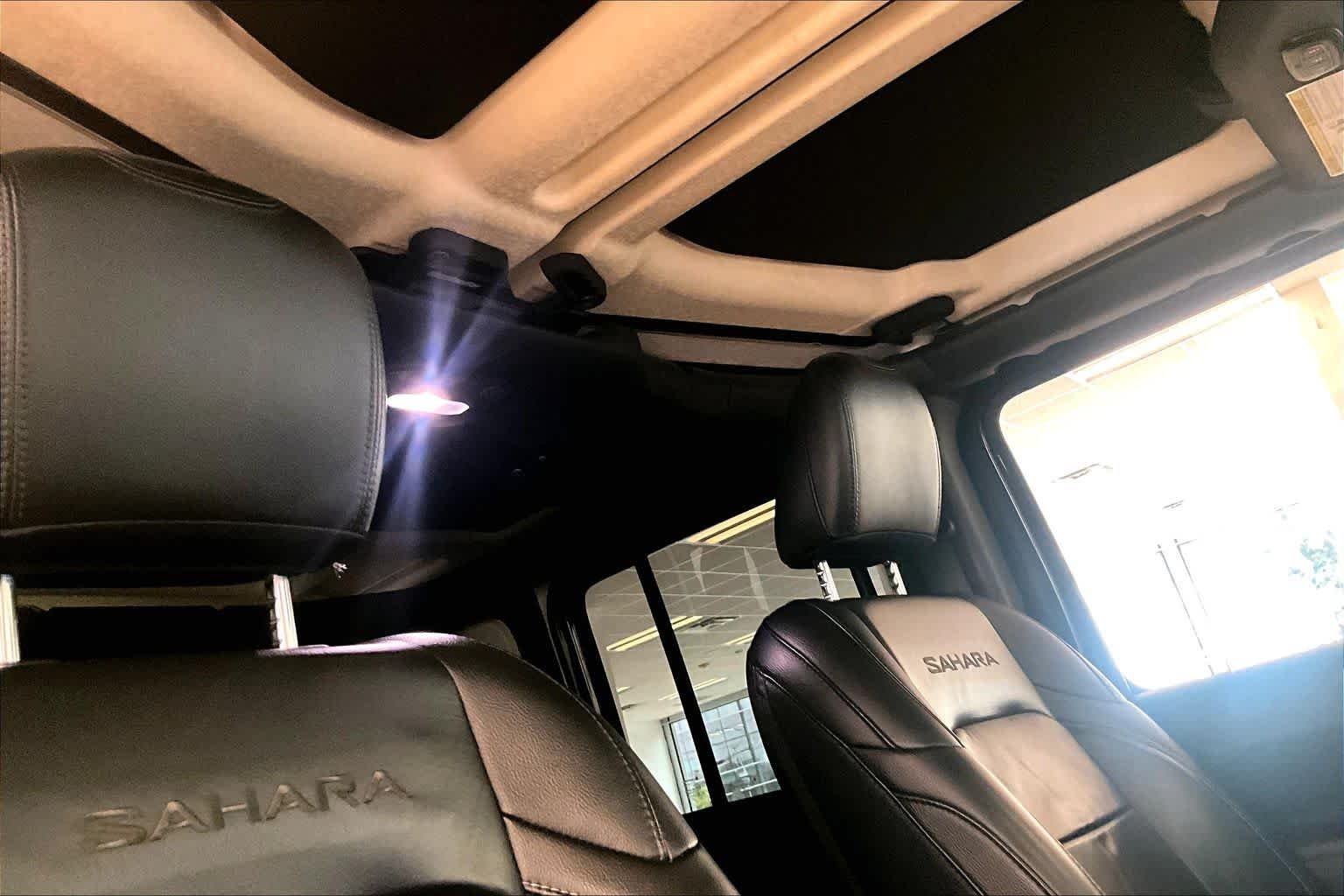 Used 2018 Black Clear Coat Jeep Sahara image 12