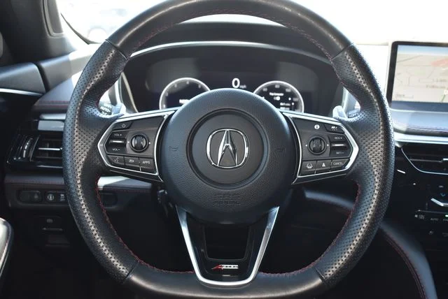 Certified Used 2024 Liquid Carbon Metallic Acura SH-AWD A-SPEC image 15