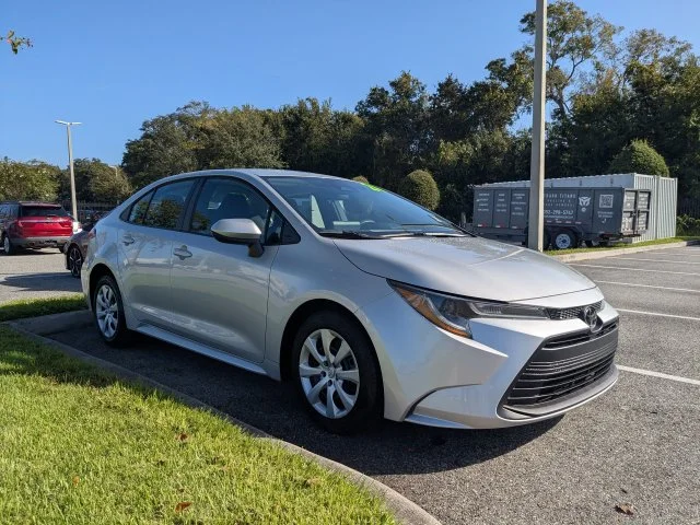 Certified Used 2024 Silver Toyota LE image 1