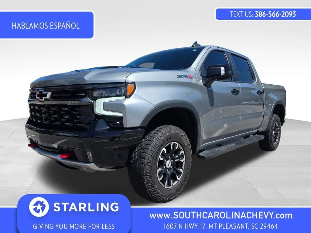 Used 2024 Sterling Gray Metallic Chevrolet ZR2 image 1