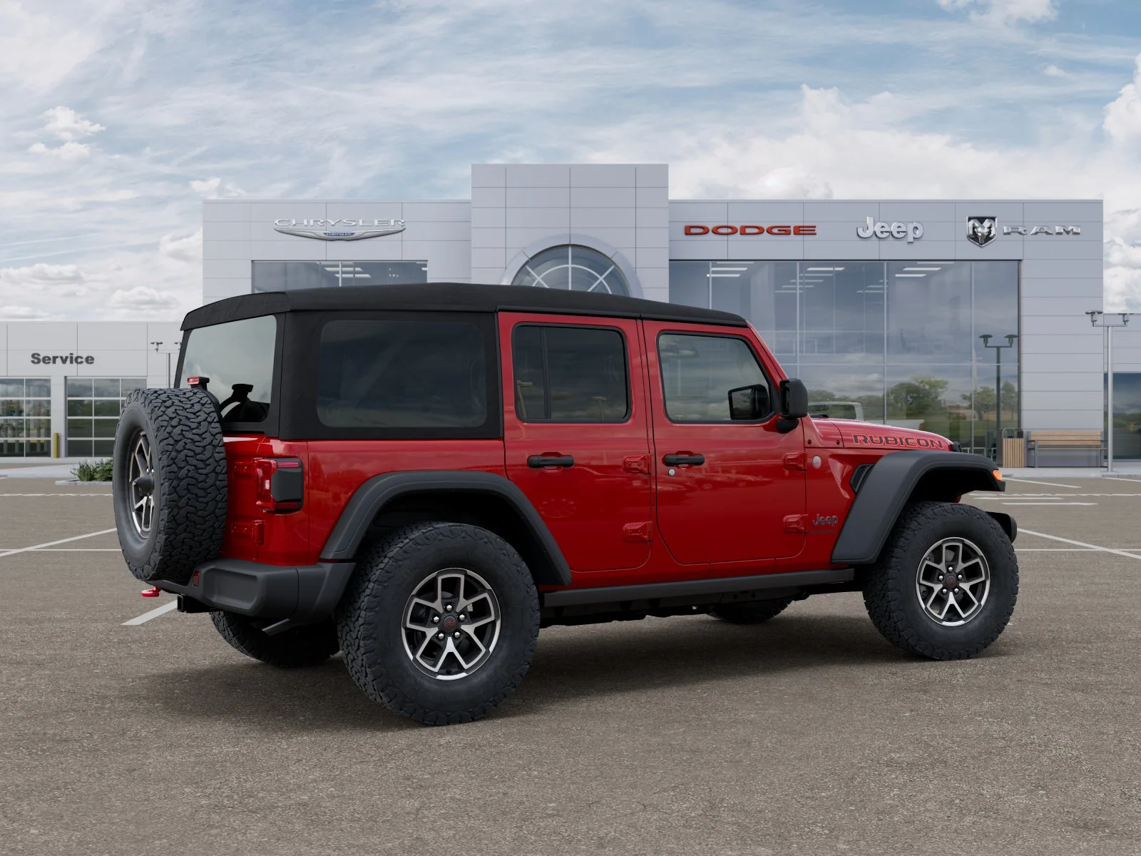 New 2026 Firecracker Red Clear-Coat Exterior Paint Jeep Rubicon image 47
