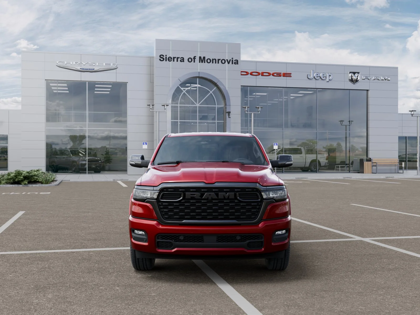 New 2026 Molten Red Pearl-Coat Exterior Paint RAM Big Horn/Lone Star image 37