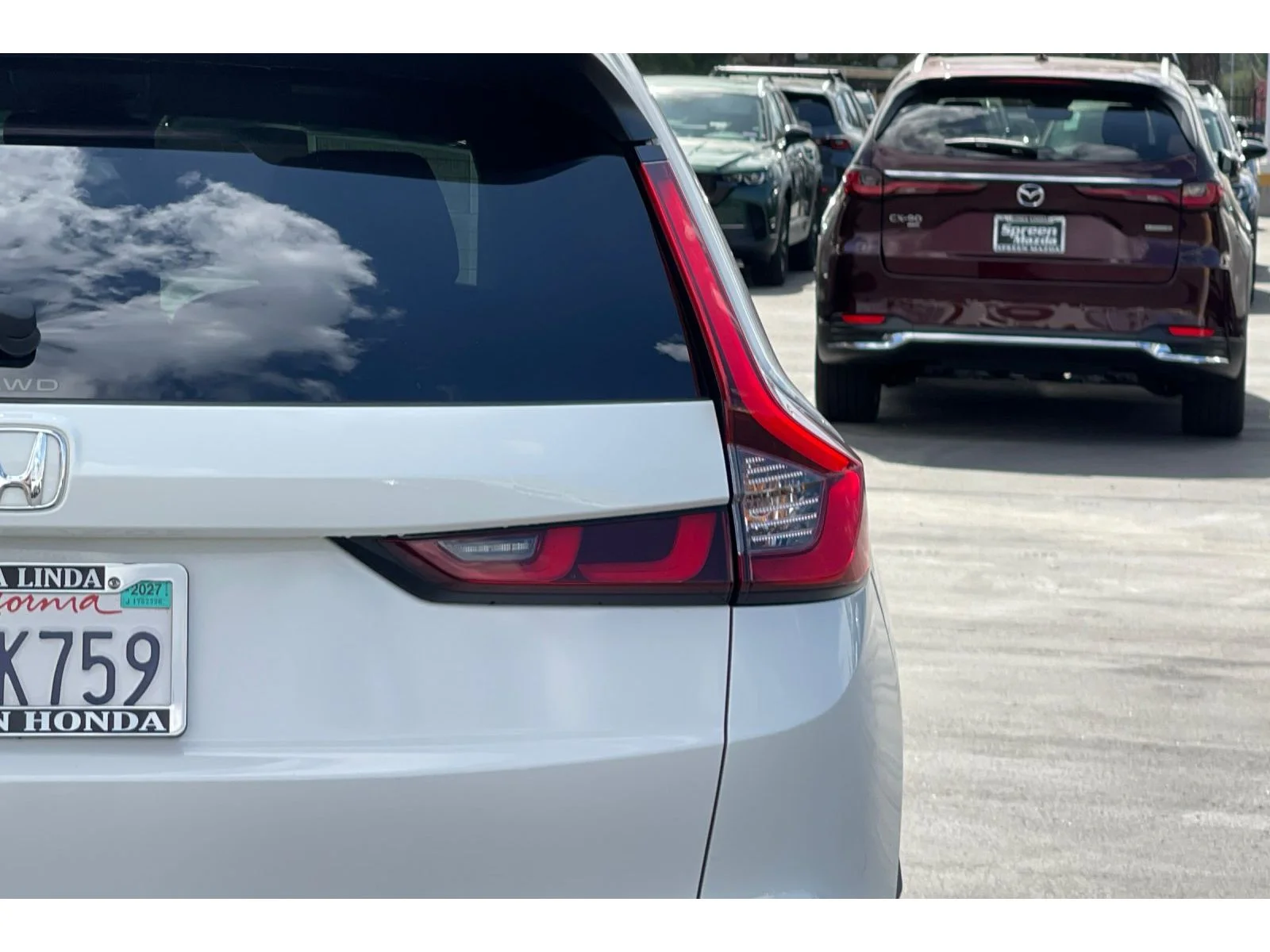Used 2024 Platinum White Pearl Honda EX image 47