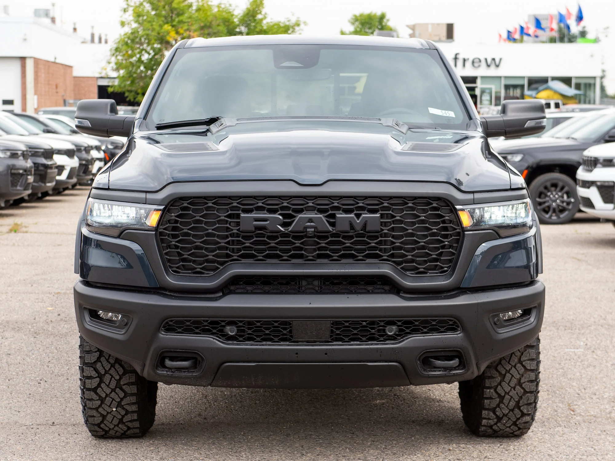 New 2026 Blue RAM Rebel* Crew Cab 4x4, Heated Seats/Wheel, 33 Inch A/T Tires, 1 Inch Factory Suspension Lift image 11
