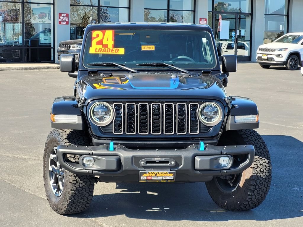 Used 2024 Black Jeep Rubicon 4xe image 2