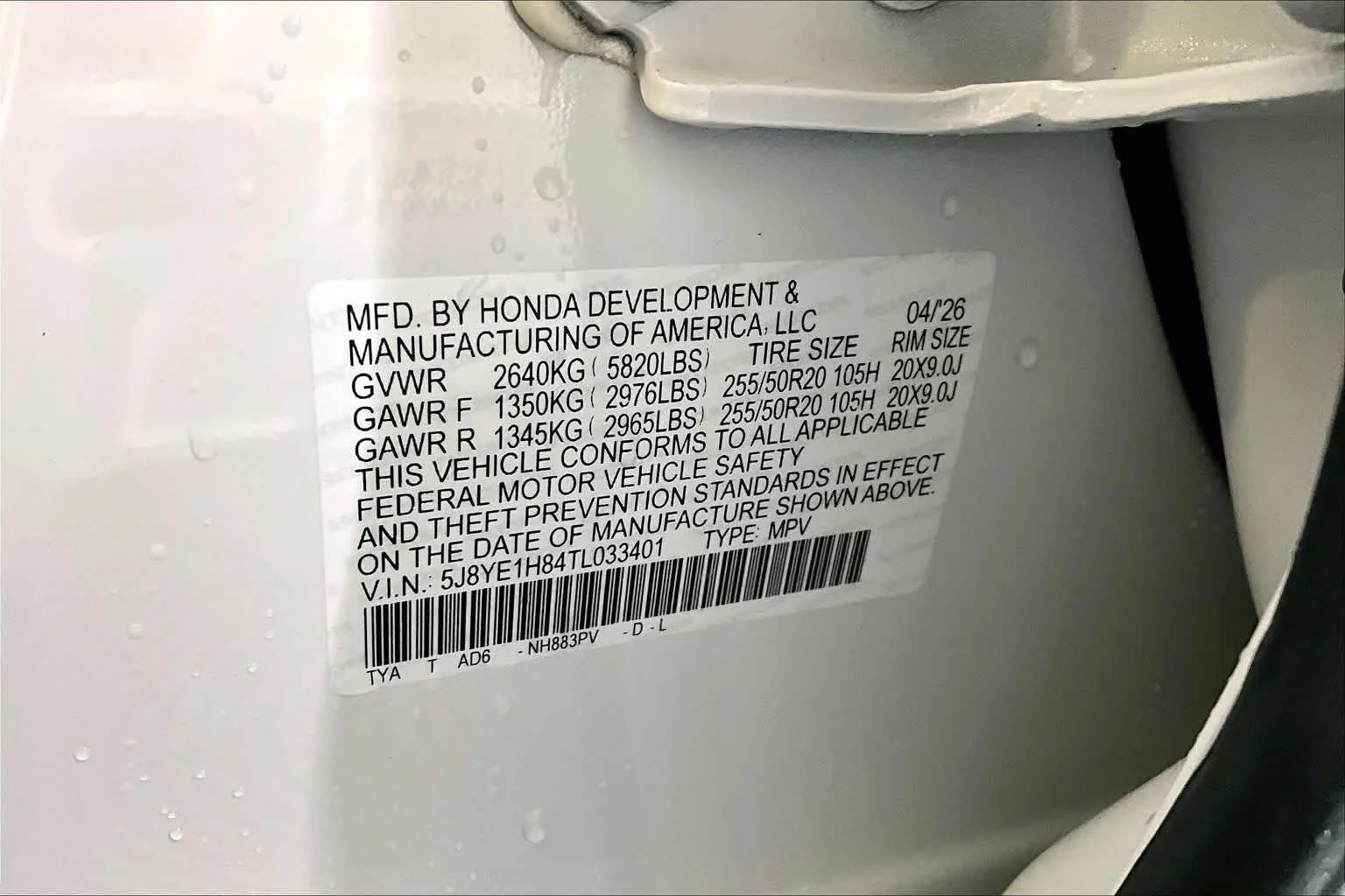 New 2026 Platinum White Pearl Acura With Advance Package image 13