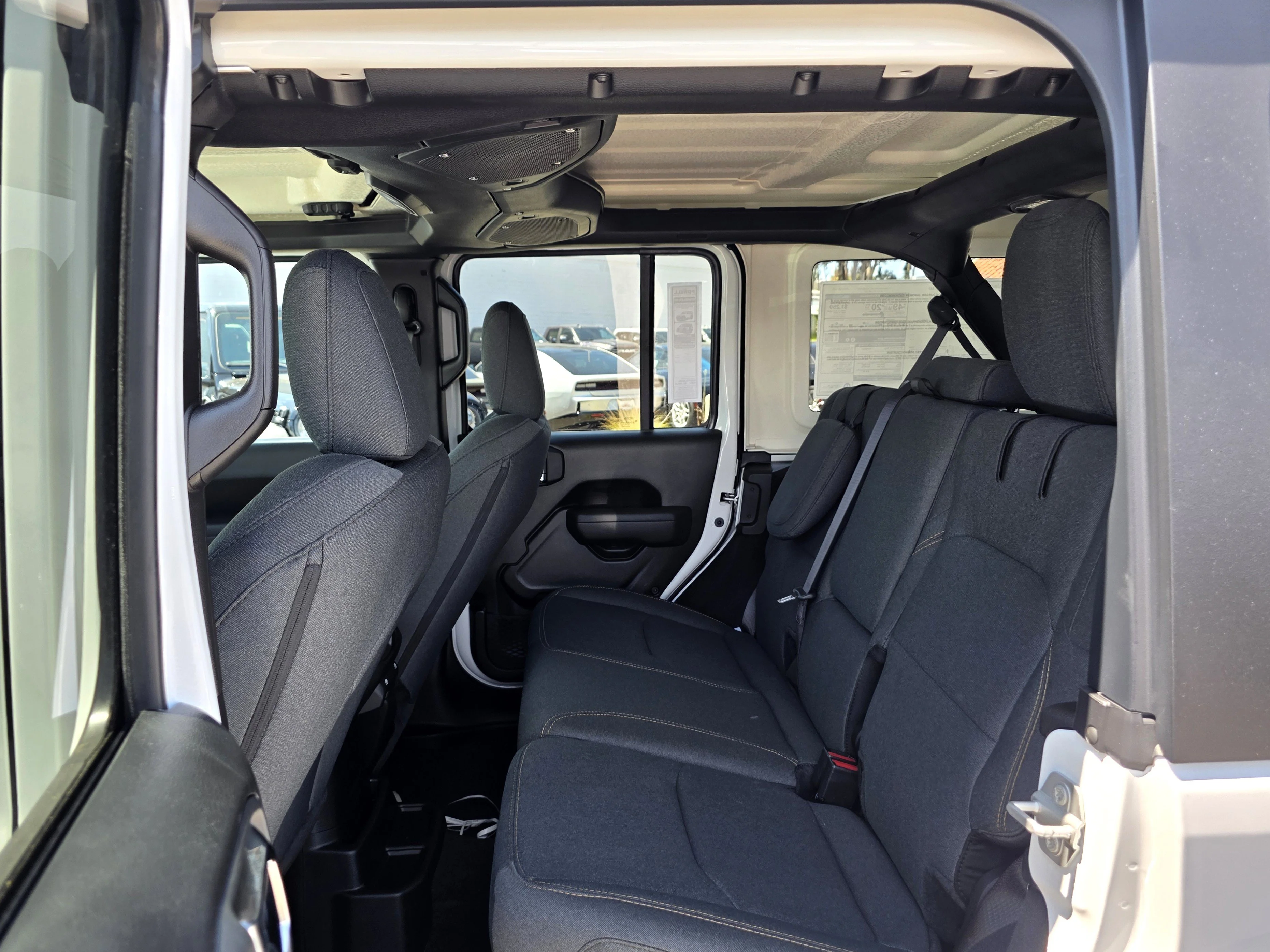 New 2025 Bright White Clearcoat Jeep Sport S 4xe image 16