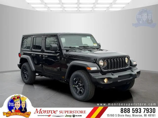New 2026 Black Clear-Coat Exterior Paint Jeep Sport image 1