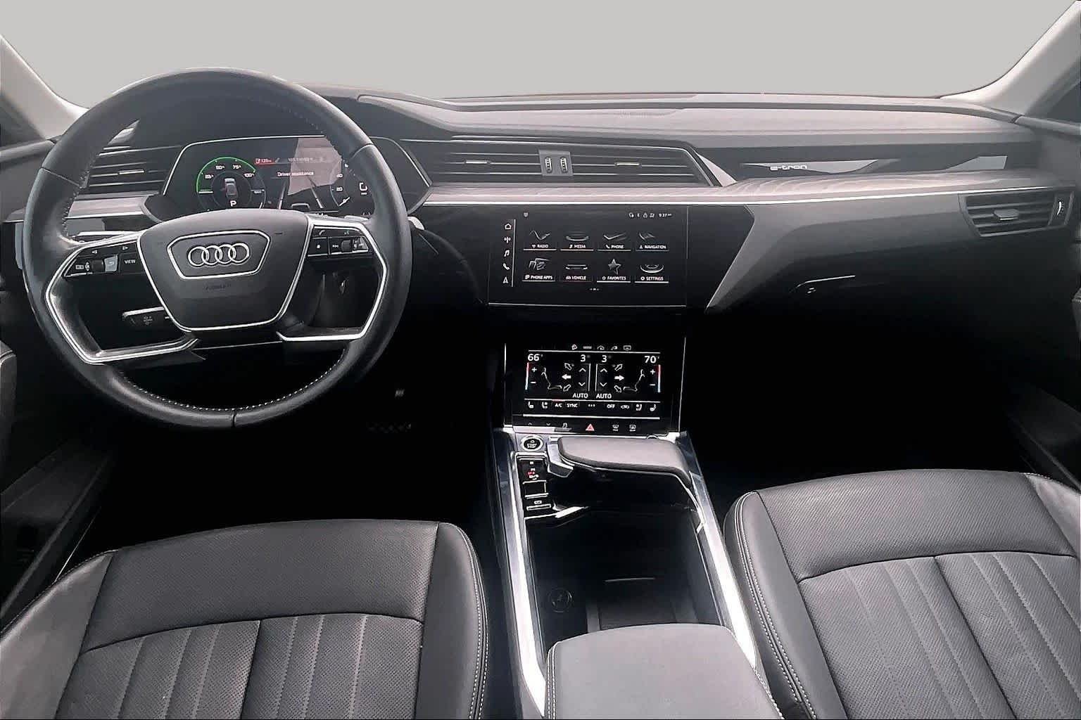 Used 2021 Glacier White Metallic Audi Premium Plus image 14