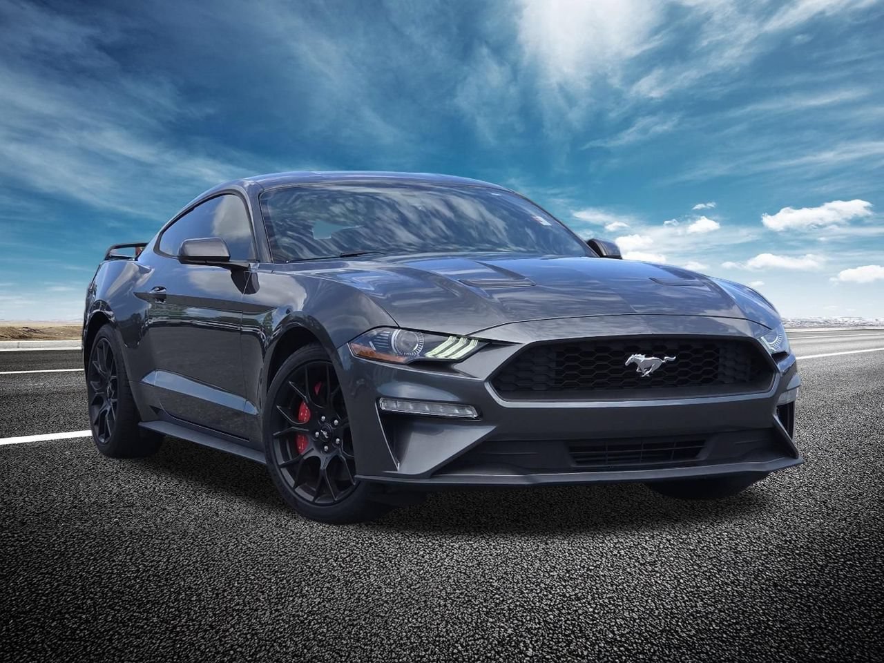 Used 2018 Ford Mustang EcoBoost with VIN 1FA6P8TH9J5107127 for sale in Brunswick, GA