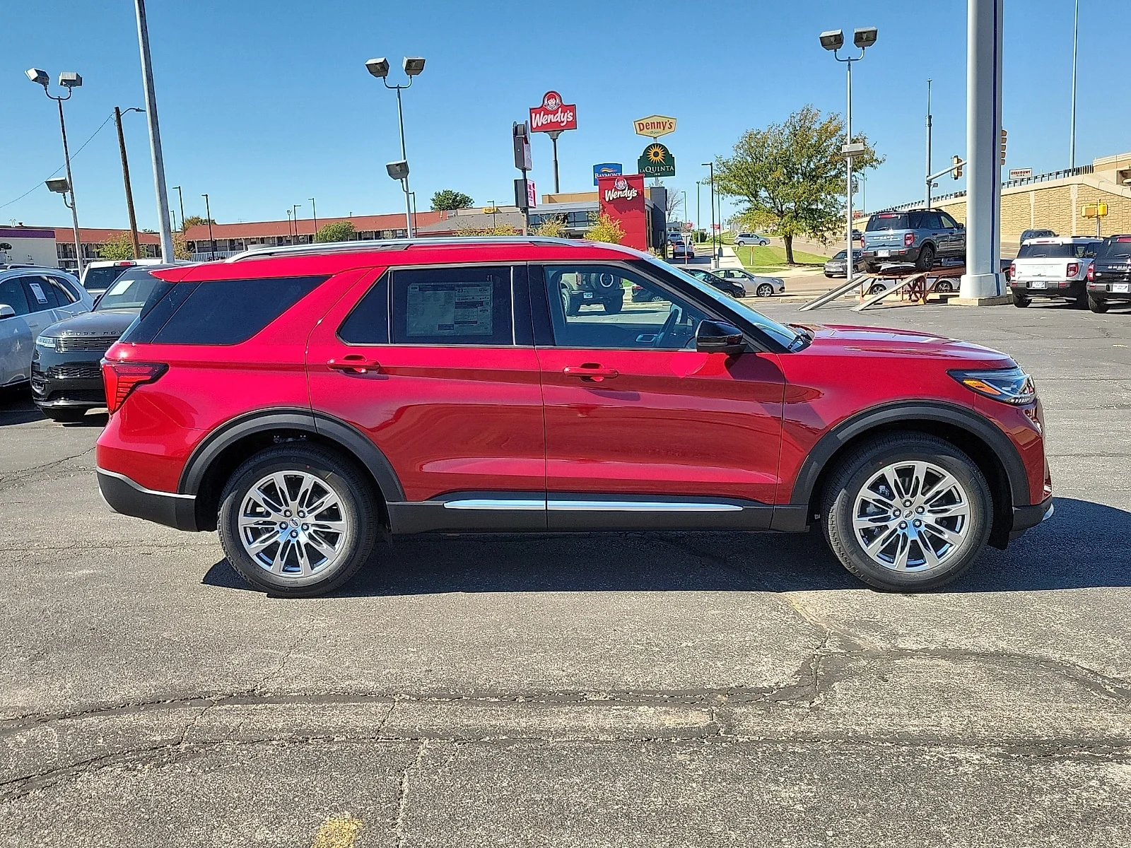New 2027 Ruby Red Metallic Tinted Clearcoat Ford Platinum image 5