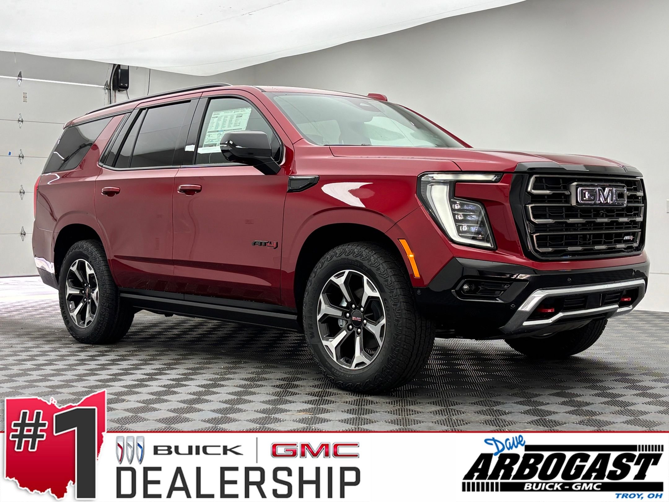 New 2026 Volcanic Red Tintcoat GMC AT4 Ultimate image 1