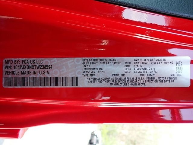 New 2026 Firecracker Red Clear-Coat Exterior Paint Jeep Willys image 18