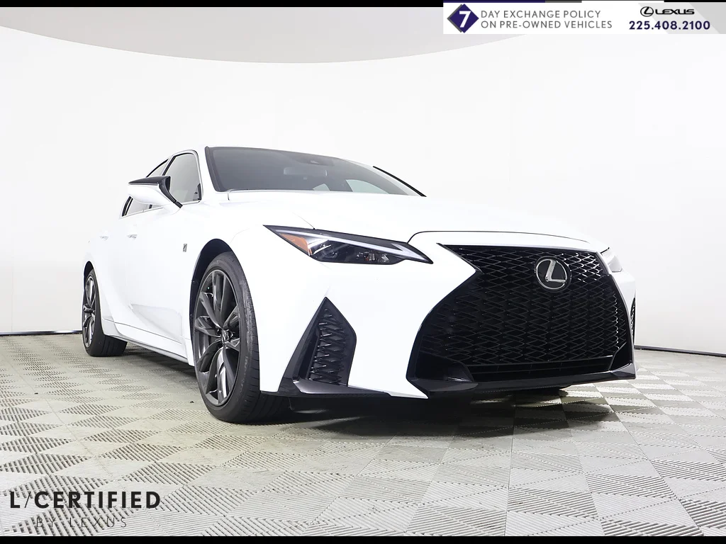 Certified Used 2025 WHITE NOVA GLASS FLAKE Lexus F SPORT Design image 1