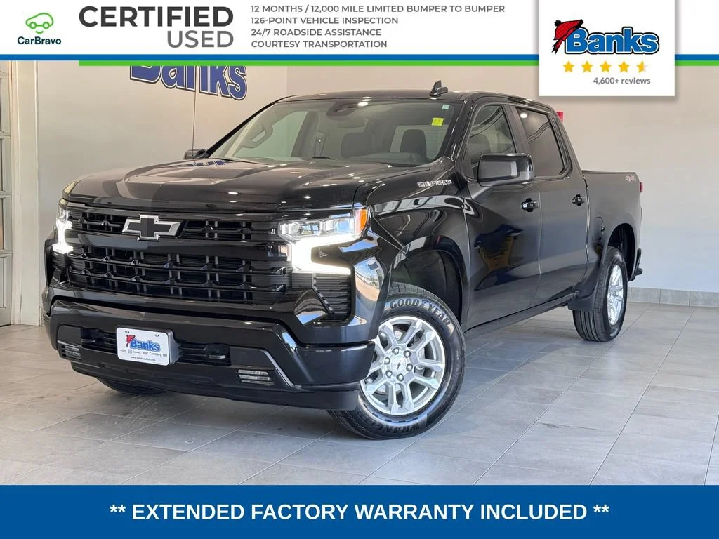 Certified Used 2023 Black Chevrolet RST image 1