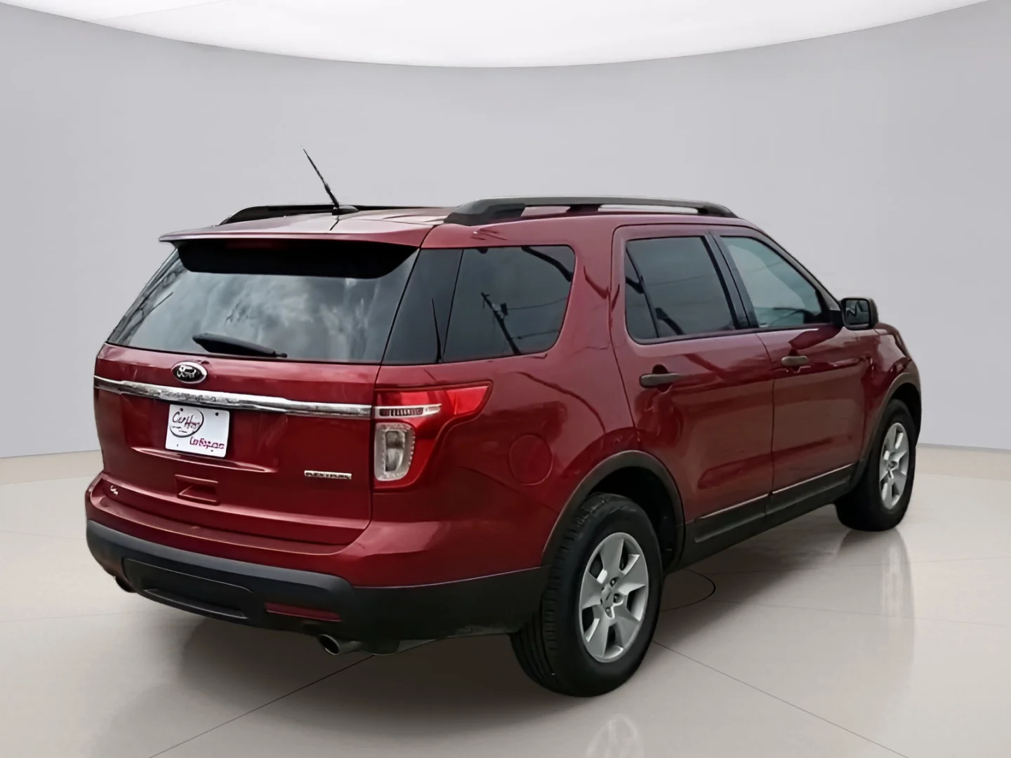 Used 2013 Red Ford Sport Utility 4D image 9