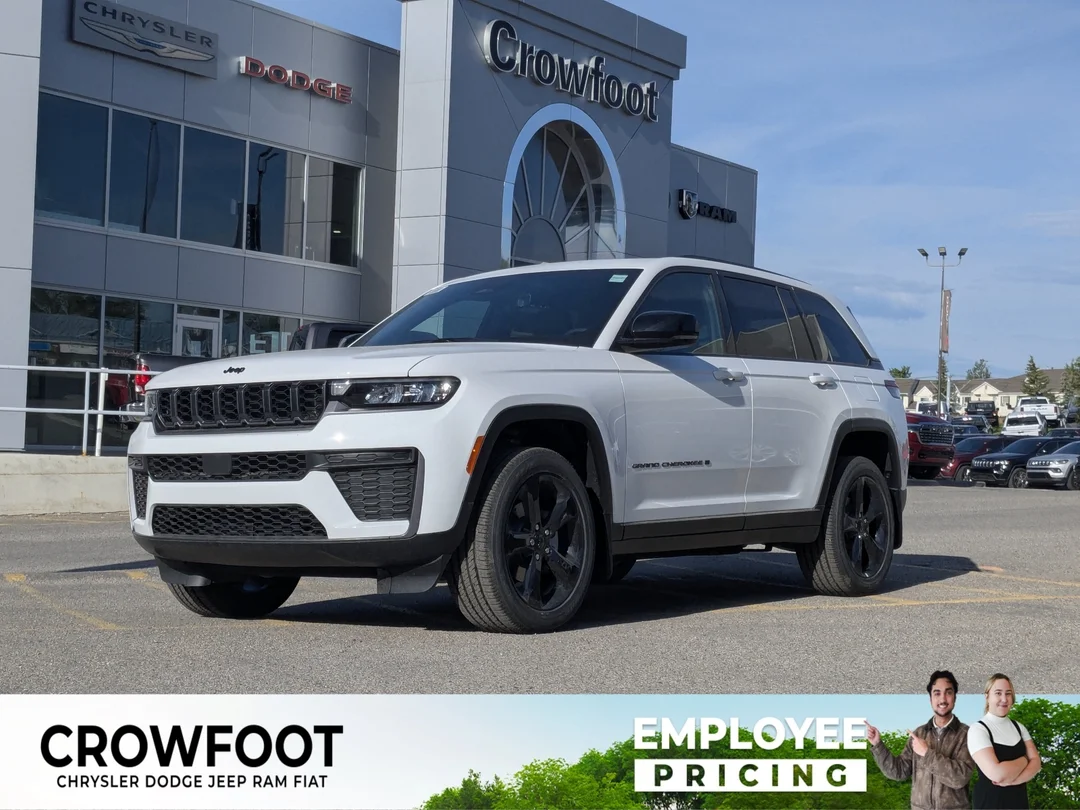 New 2026 White Jeep Altitude - - 4x4 - Power Sunroof - Trailer Tow Pkg - 20 Black Wheels - Remote Start & More! image 1