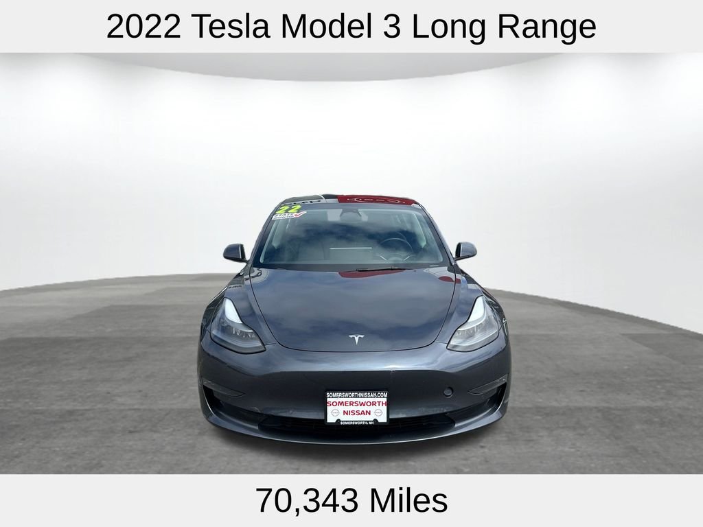 Used 2022 Tesla Model 3 Long Range with VIN 5YJ3E1EB6NF181788 for sale in Somersworth, NH