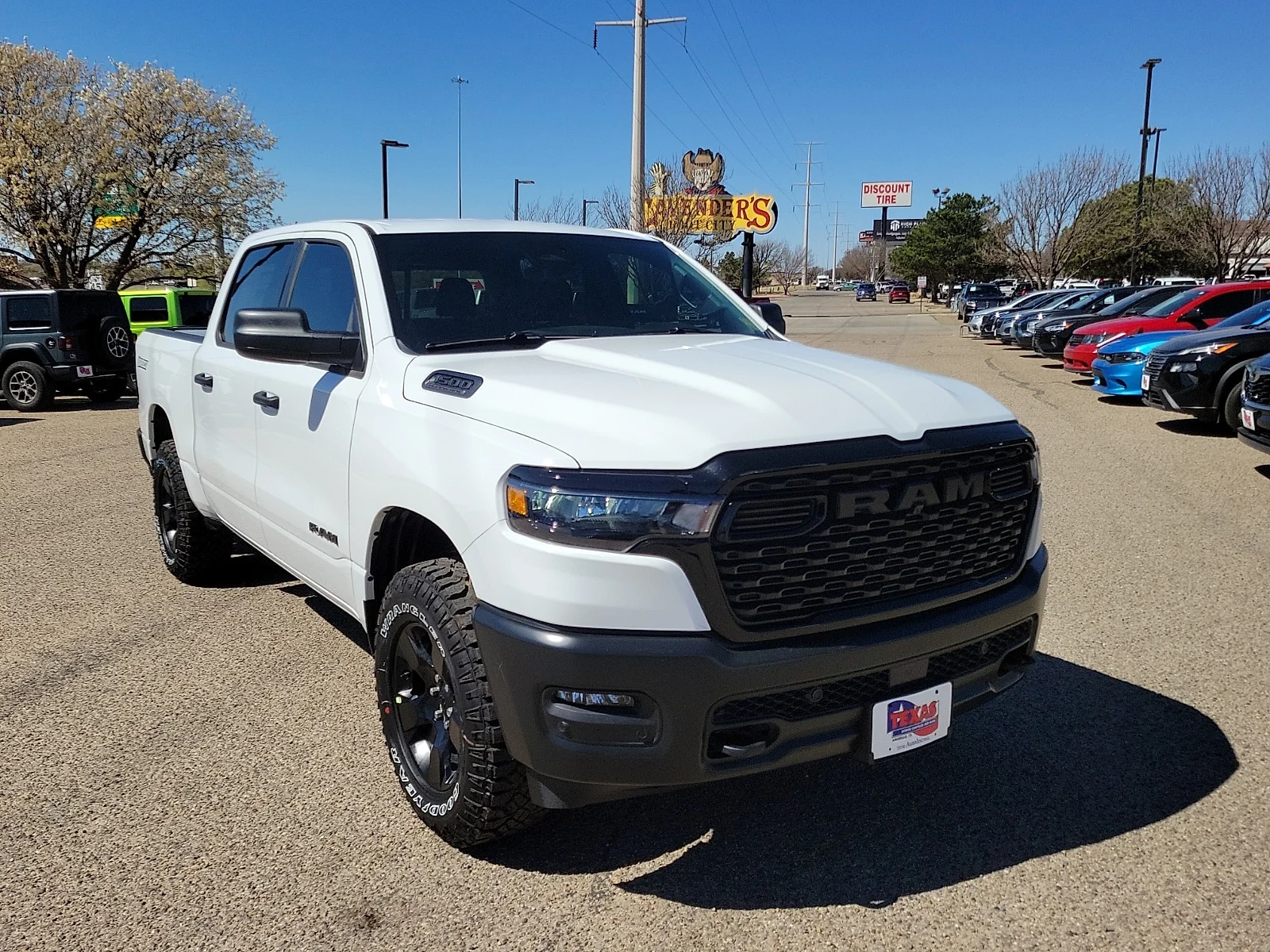 New 2026 PW7 Bright Whit Ram WARLOCK CREW CAB 4X4 5