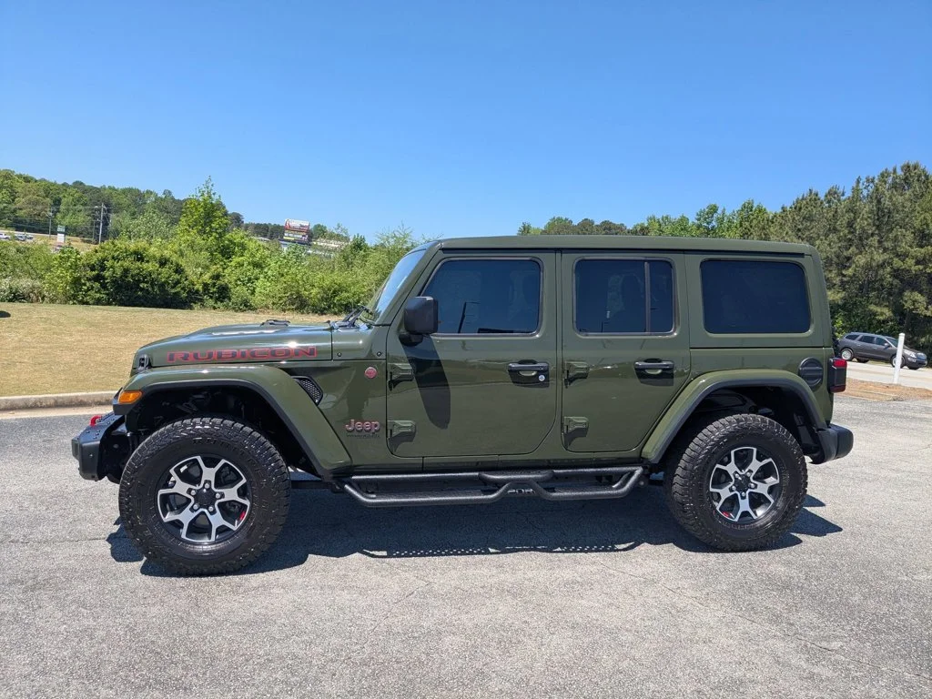 Used 2021 Sarge Green Clearcoat Jeep Unlimited Rubicon image 8