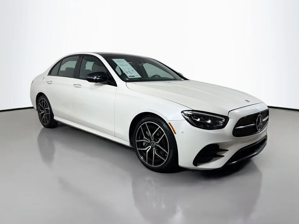 Used 2022 White Mercedes-Benz E 350 image 3