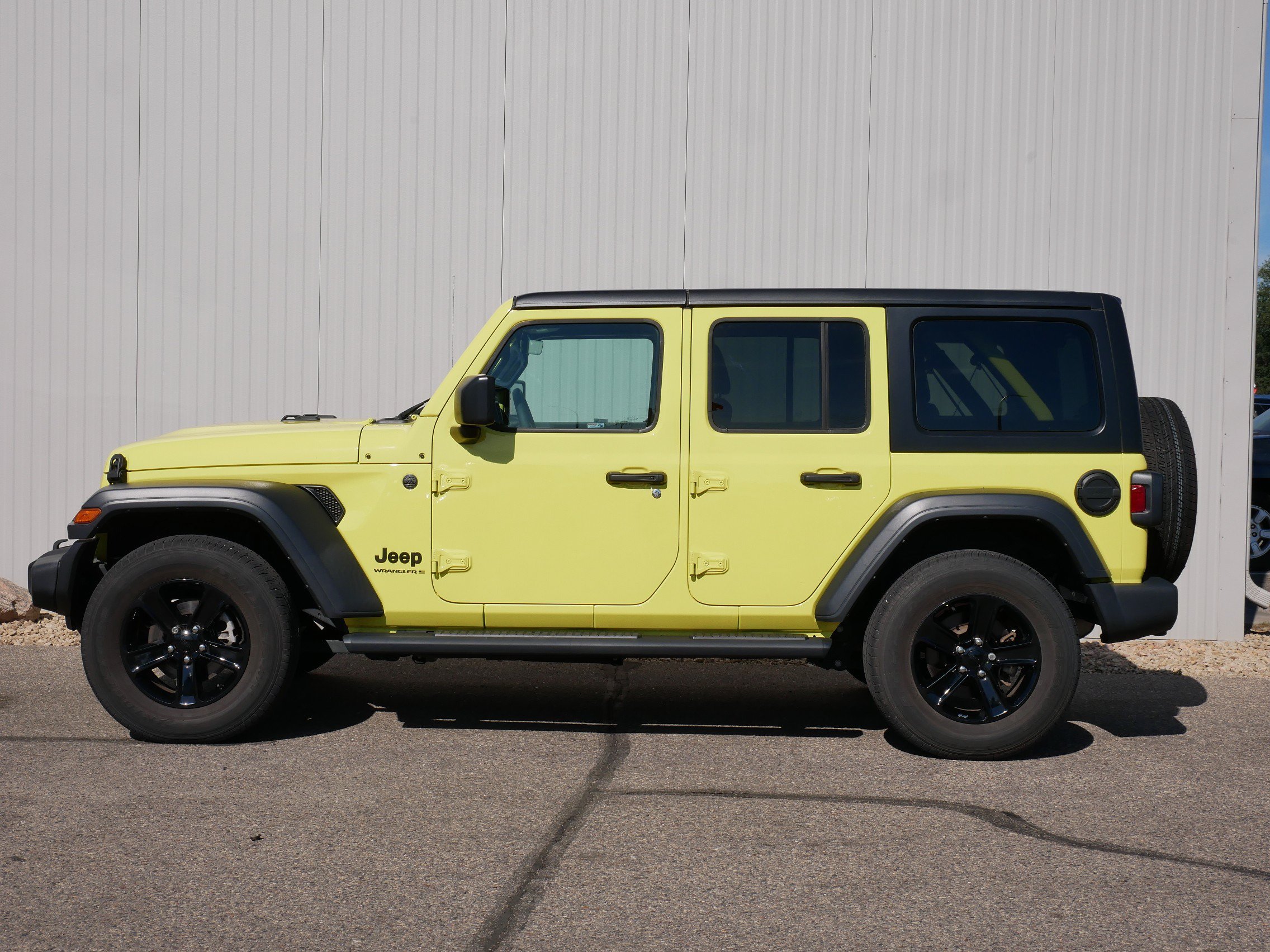 Used 2023 Jeep Wrangler 4-Door Altitude with VIN 1C4HJXDG6PW549676 for sale in Hastings, Minnesota