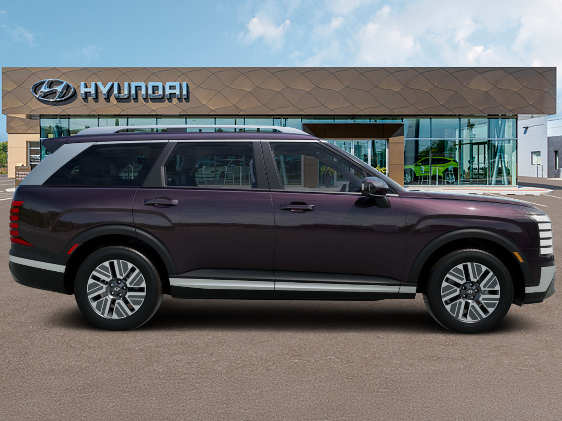 New 2026 Galaxy Maroon Pearl Hyundai Blue SEL 8P image 5