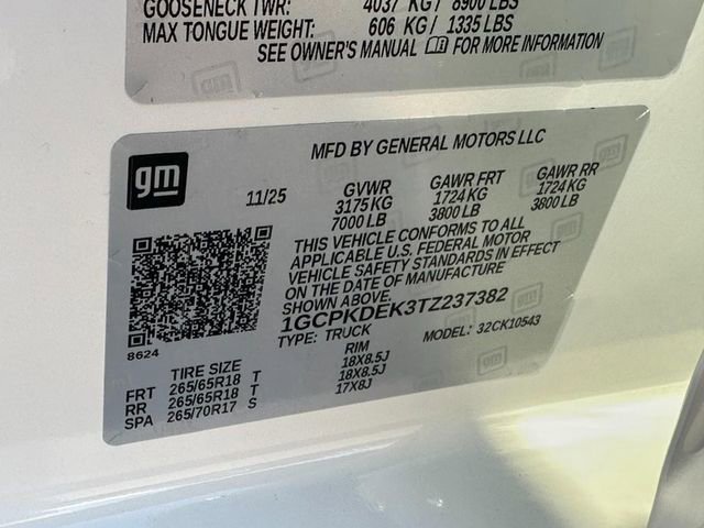 New 2026 Summit White Chevrolet LT image 15
