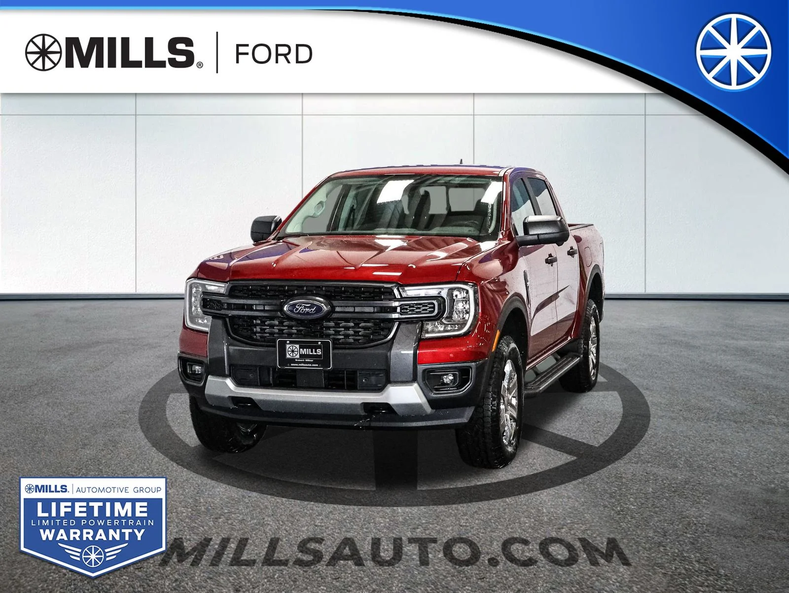 New 2026 Red Ford XLT image 1