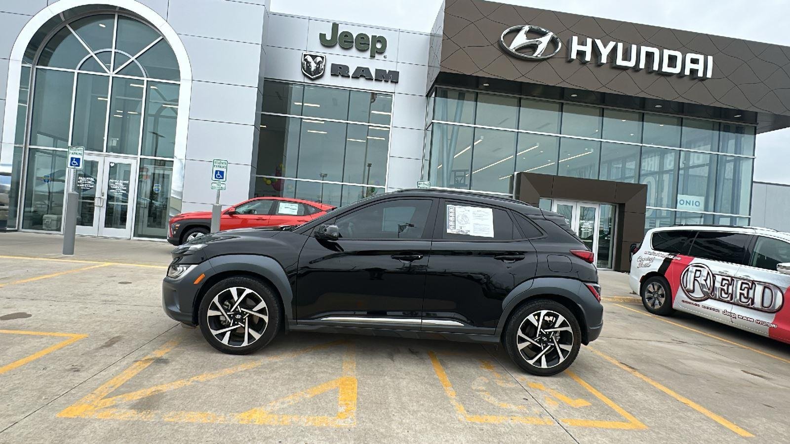 Certified 2023 Hyundai Kona Limited with VIN KM8K53A33PU971464 for sale in Kansas City