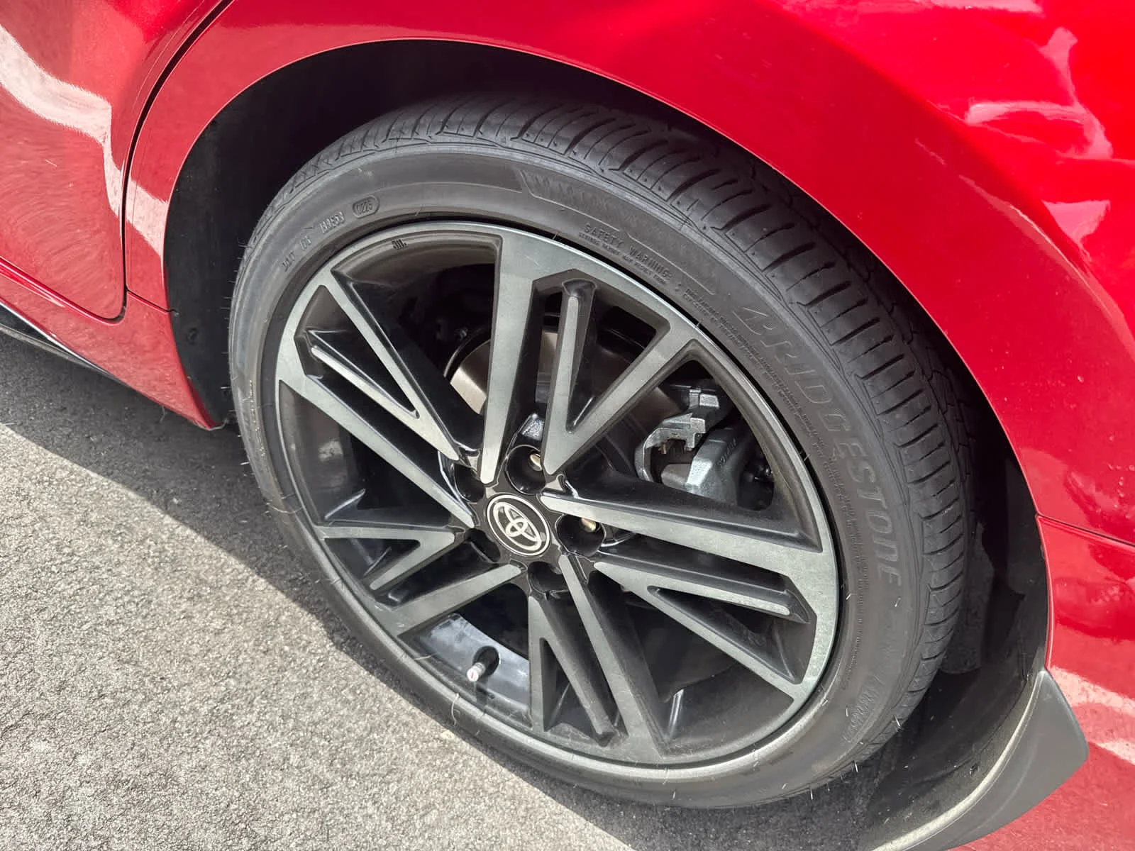 Certified Used 2025 Supersonic Red Toyota XSE image 5