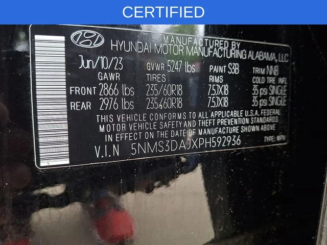 Certified Used 2023 Black Hyundai SEL image 27
