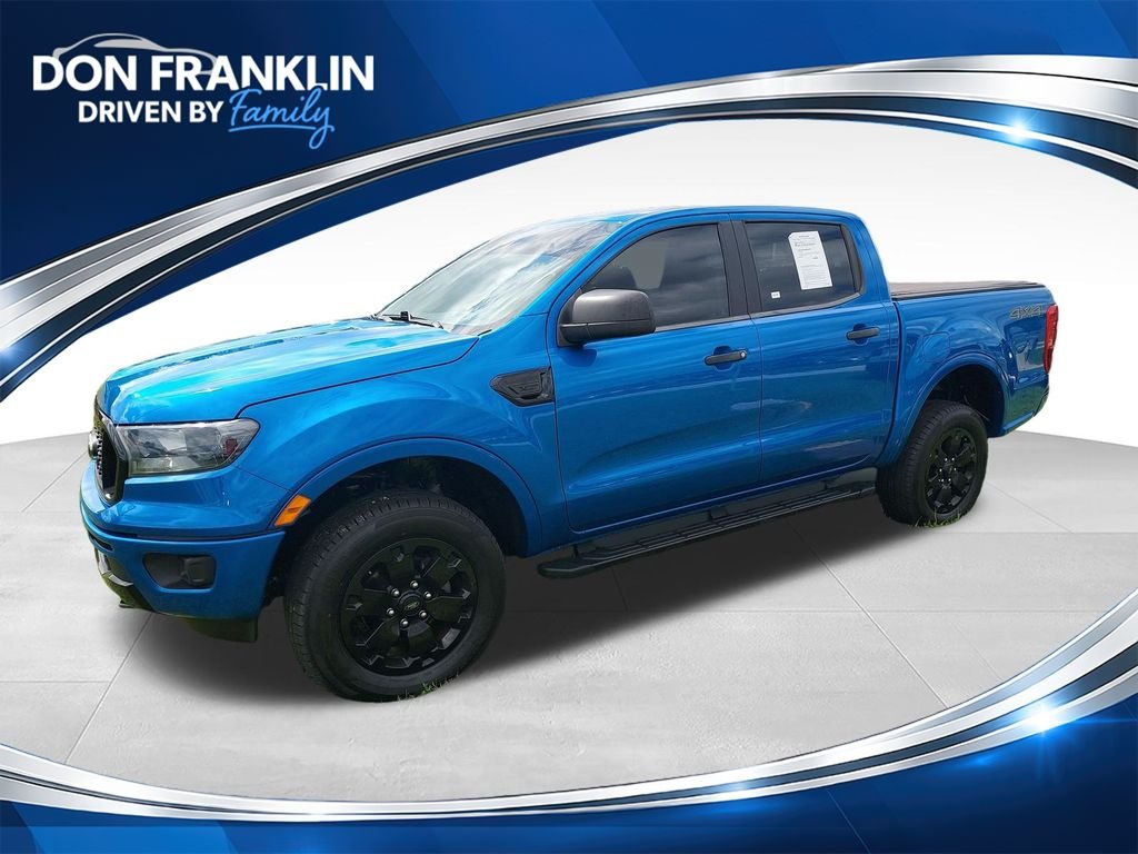 Used 2021 Blue Ford XLT image 1