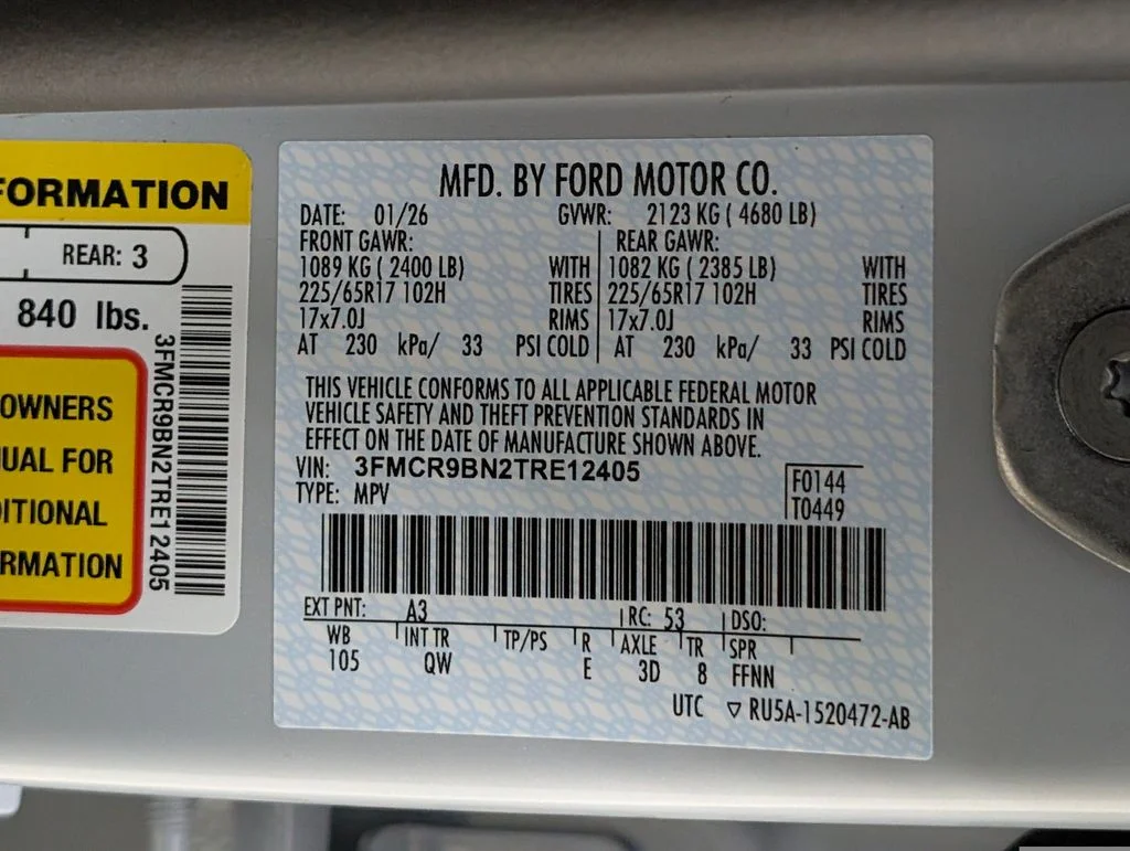 New 2026 Space White Metallic Ford Big Bend® image 20