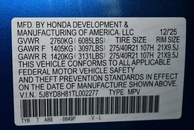 Certified Used 2026 Double Apex Blue Pearl Acura SH-AWD Type S with Advance Package image 50