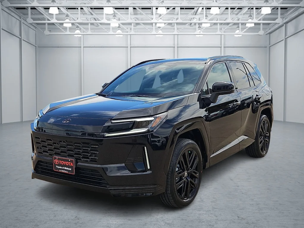 New 2026 Midnight Black Metallic Toyota XSE image 1