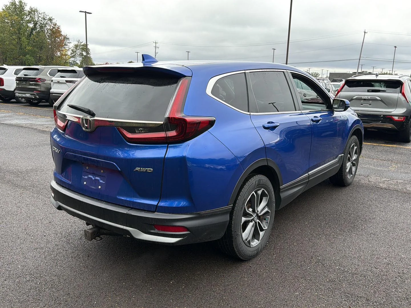 Used 2020 Aegean Blue Metallic Honda EX-L image 8