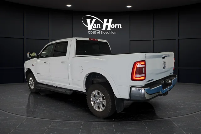 Used 2020 Bright White Clearcoat Ram Laramie image 5