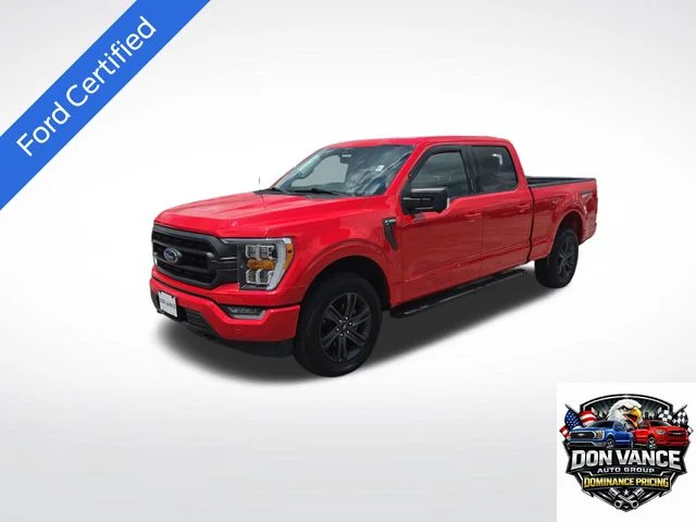 Used 2023 Red Ford XLT image 1