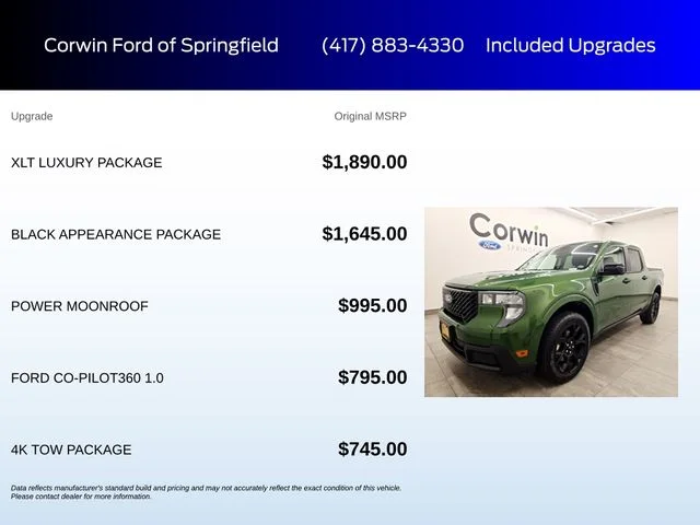 Used 2025 Green Ford XLT image 6