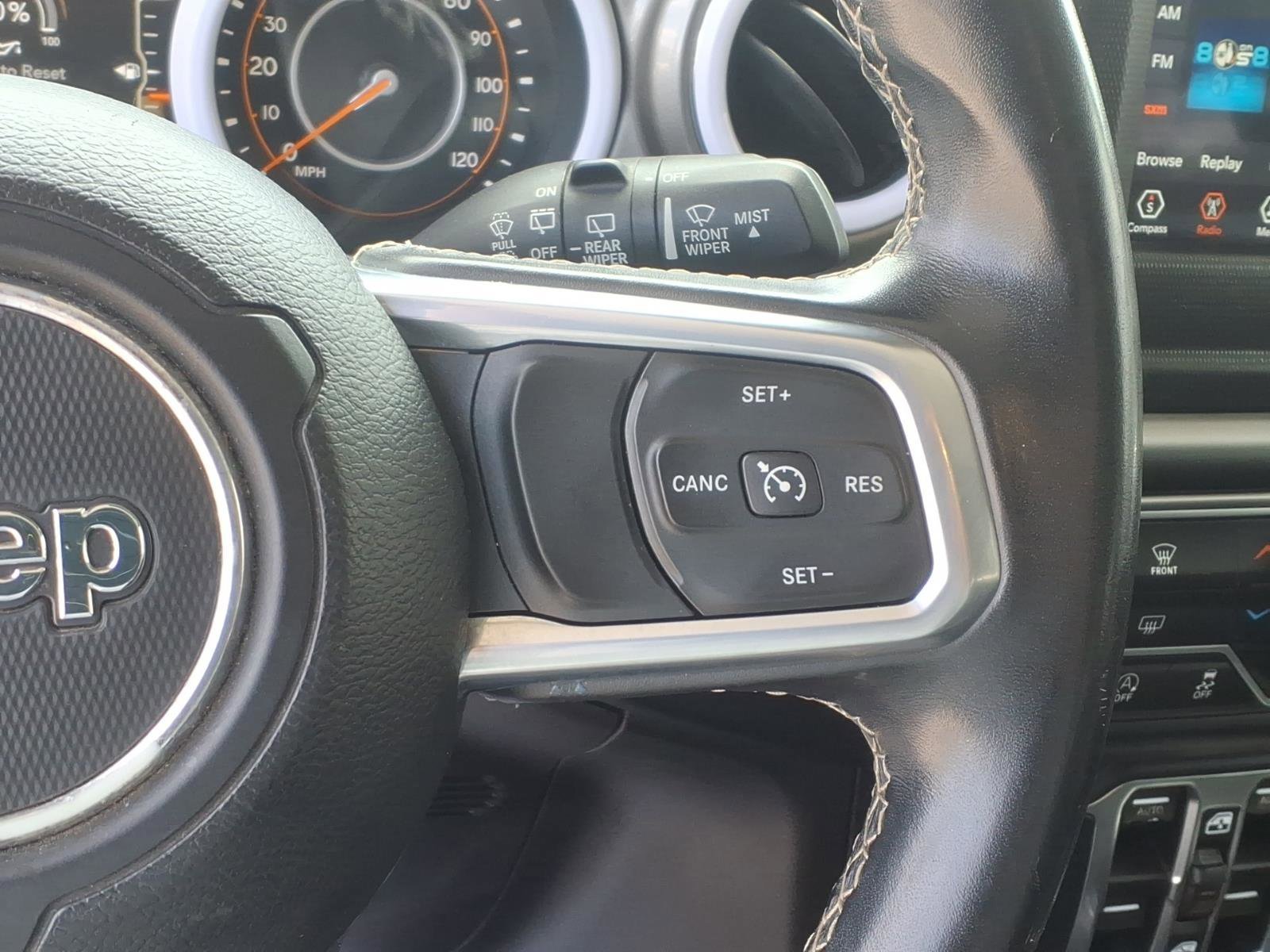 Used 2019 Bright White Clearcoat Jeep Sahara image 12