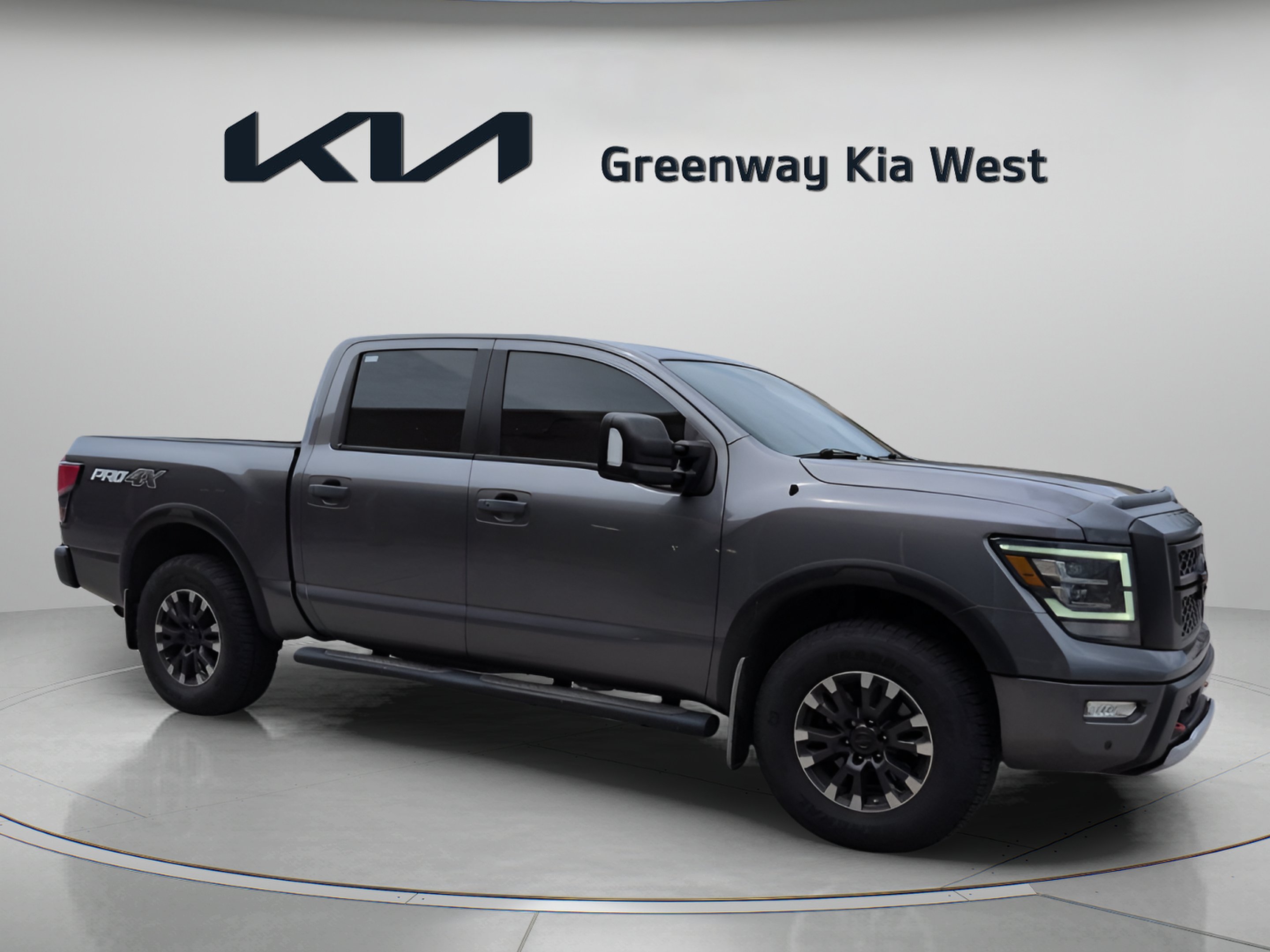 Used 2021 Gun Metallic Nissan PRO-4X image 2
