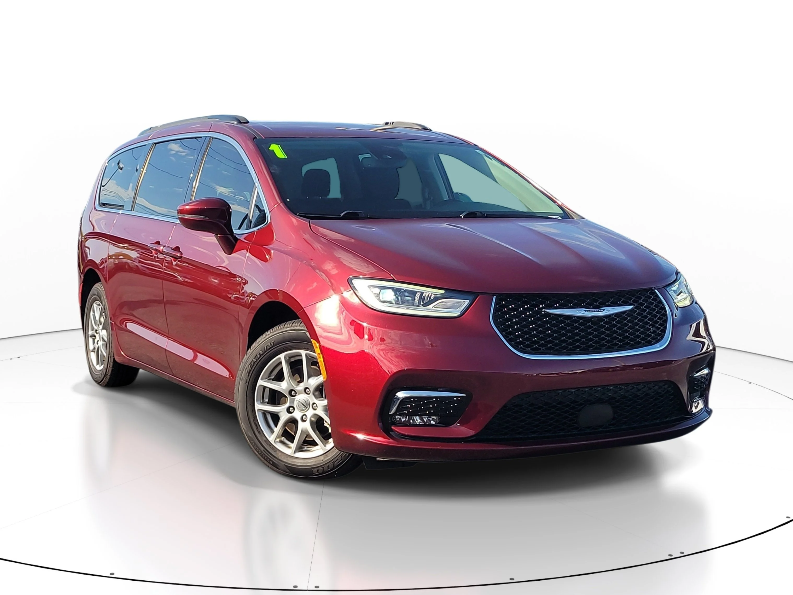 Used 2021 Velvet Red Pearlcoat Chrysler Touring image 1