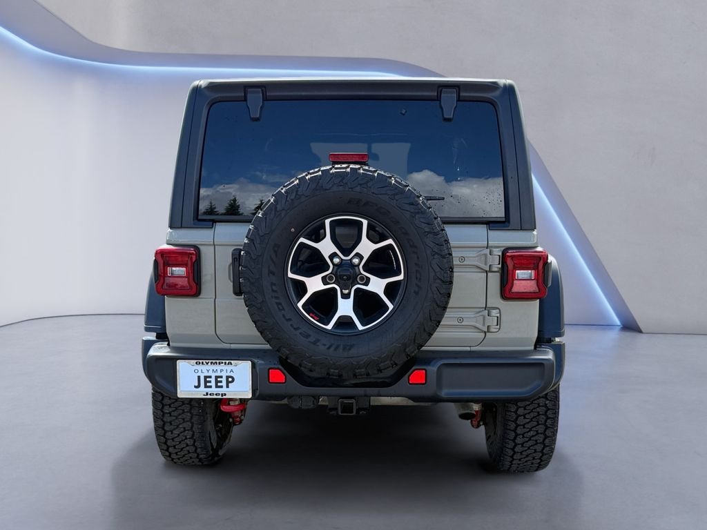 Used 2022 Beige Jeep Unlimited Rubicon image 5