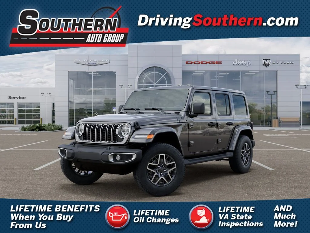 New 2026 Granite Crystal Metallic Clear-Coat Exterior Paint Jeep Sahara image 1