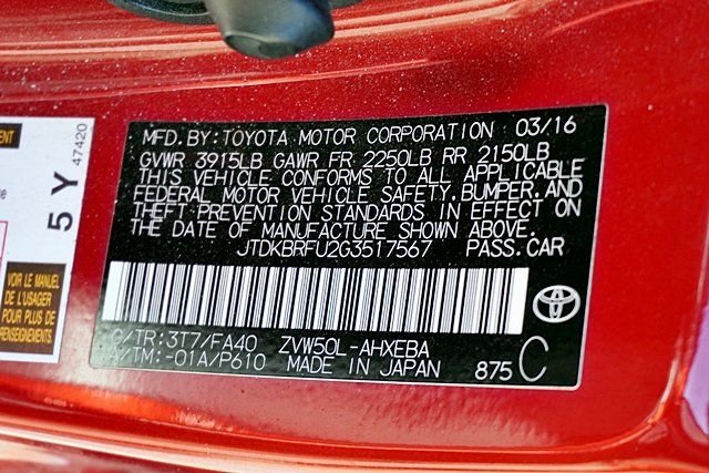 Used 2016 Red Toyota Two image 30