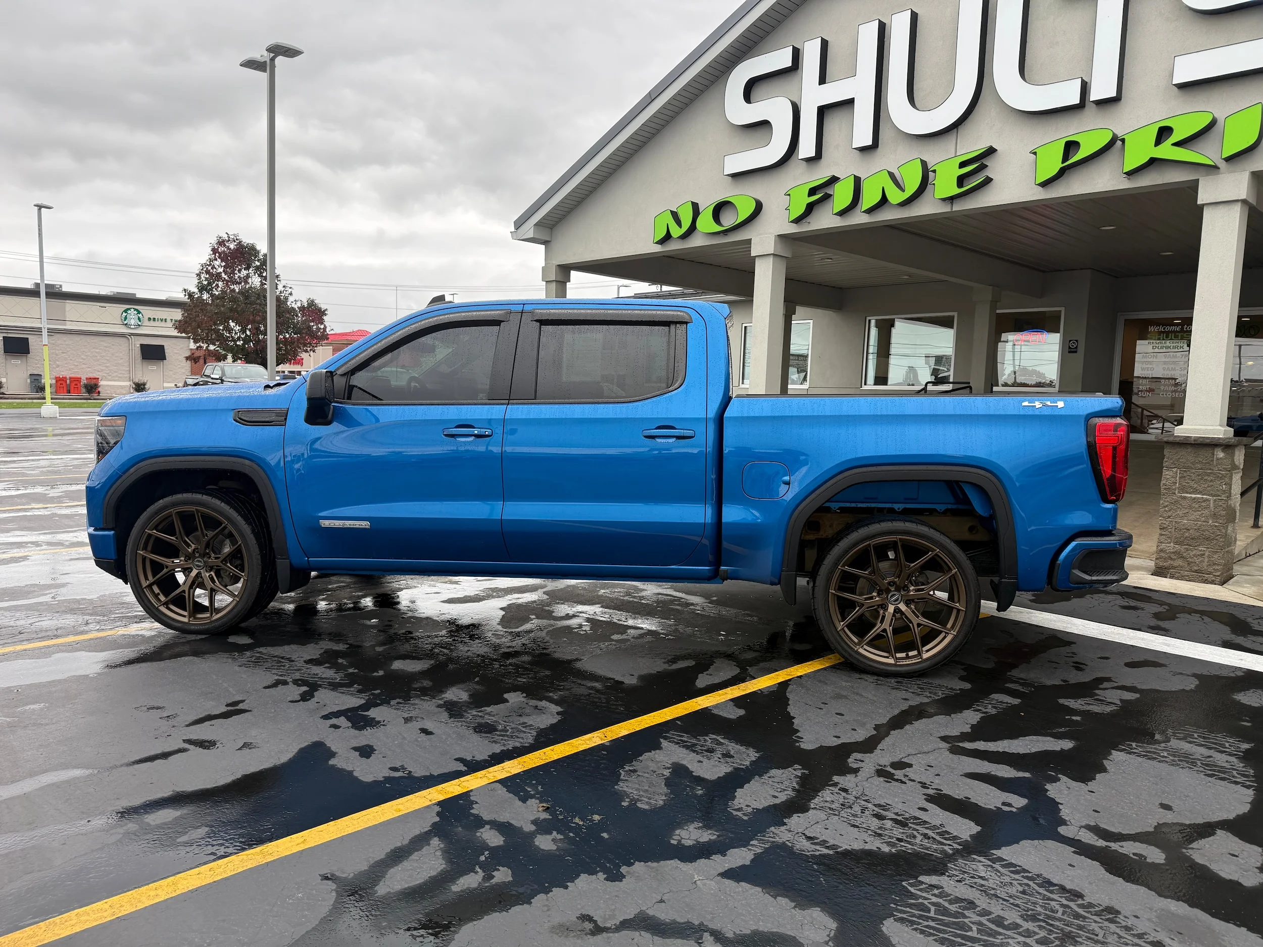 Used 2023 Dynamic Blue Metallic GMC Elevation image 3