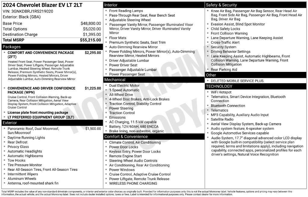 Used 2024 Black Chevrolet LT image 2
